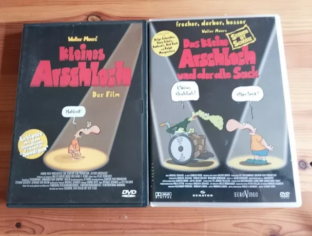 Kleines Arschloch und Das kleine Arschloch und der alte Sack 2 DVDS WALTER MOERS
