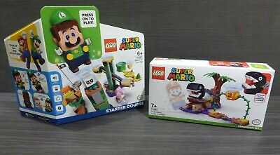 Lego Luigi Pack de Démarrage 71387 + La Rencontre de Chomp dans la Jungle 71381