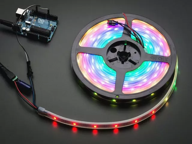 Adafruit NeoPixel Digital RGB LED Strip - Black 30 LED - 1m - BLACK