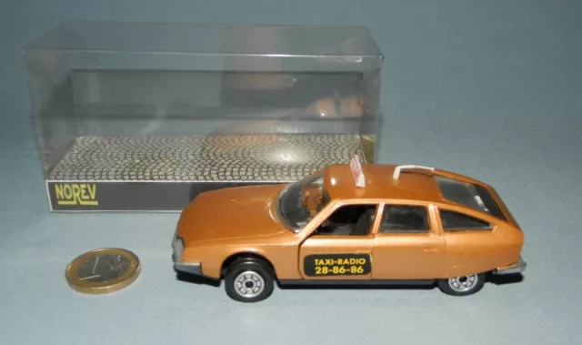 Norev Jet-Car France réf 845 : Citroën CX Berline Taxi Radio (Bronze)