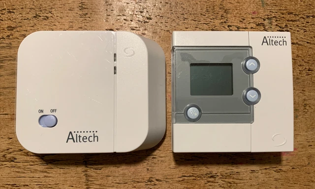 ALTECH DIGITAL WIRELESS Room Thermostat ALTHC015 (RX) and (TX) £5.80 -  PicClick UK