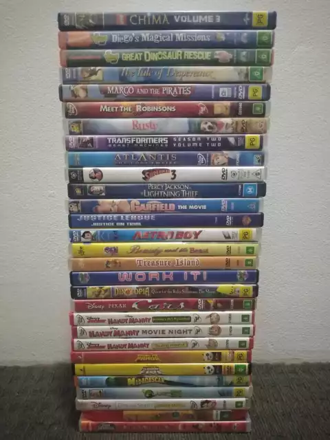 Kids DVDS - Used - Good condition - Region 4 - $5.50 each *FREE POSTAGE*