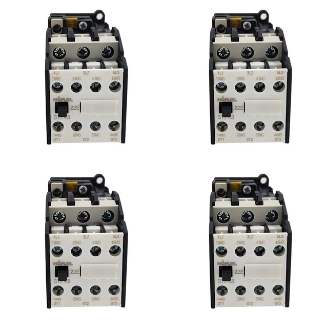 4PCS 3TF43 Contactor 120V coil replace Siemens Contactor 3TF4322-0AK6 AC 22A 3P