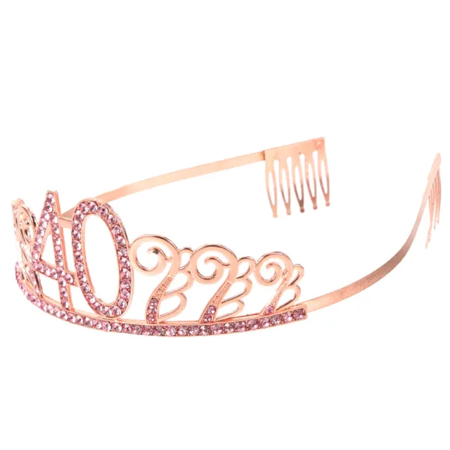 Round Eyelash Silicone Hair Jewels for Women The Crown Tiara Light Body