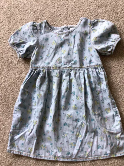 Abito floreale blu per bambine NEXT estate età 5-6 anni