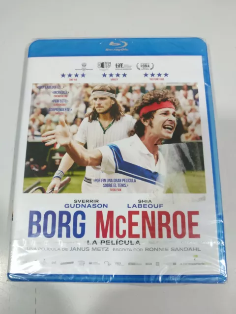 Borg McEnroe La Pelicula Janus Metz - Blu-Ray Español Ingles Nuevo