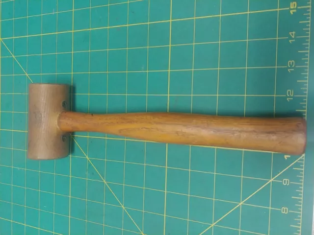 Antique Vintage Rawhide Leather-Craft Hammer/Mallet