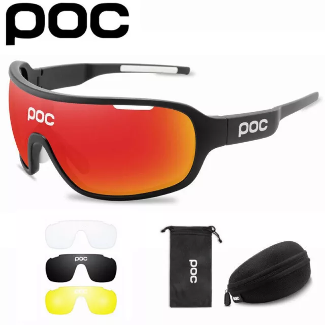 HOT Cycling Glasses Men Women Bike Bicycle Outdoor Sport Sunglasses POC Eyewear