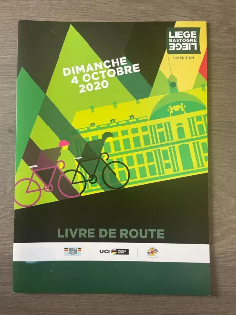 Livre de route Liège Bastogne Liège 2020