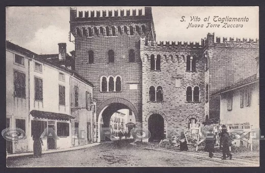 PORDENONE SAN VITO AL TAGLIAMENTO 13 Cartolina viaggiata 1908