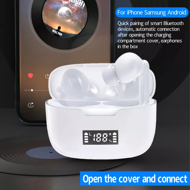 Bluetooth Kopfhörer Für iPhone 15 14 13 12 11 Pro Max Ohrhörer In-Ear Headset 3
