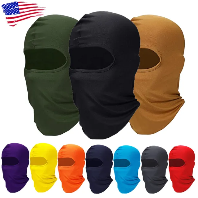 Balaclava Face Mask Breathable Thin for Outdoor Men Women Neck Gaiter Sun Shield