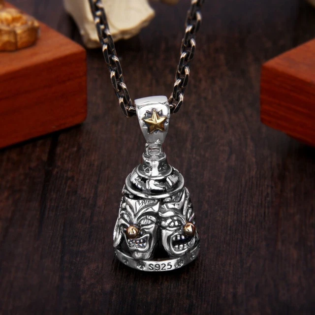 B37 PENDANT BELL With Clown Sterling Silver 925 $147.79 - PicClick CA