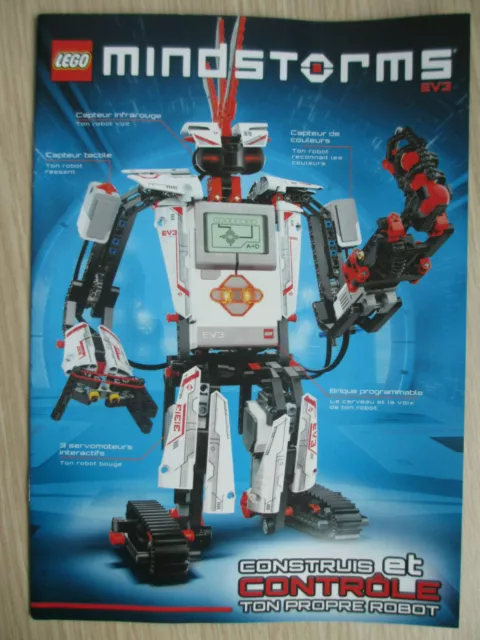 DEPLIANT PUBLICITAIRE CATALOGUE LEGO MINDSTORMS EV3 2013 6 pages - ETAT NEUF !!!