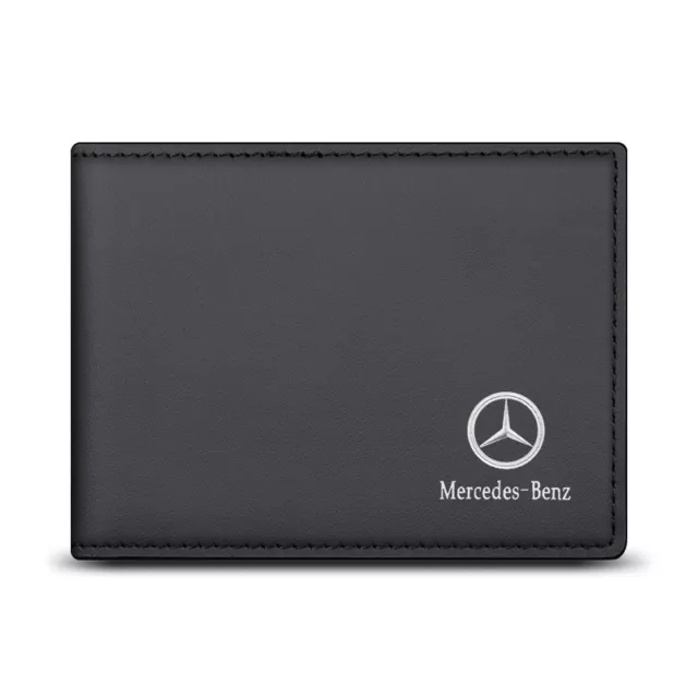 Mercedes-Benz Genuine Leather Card Holder Wallet Driving License Holder UK