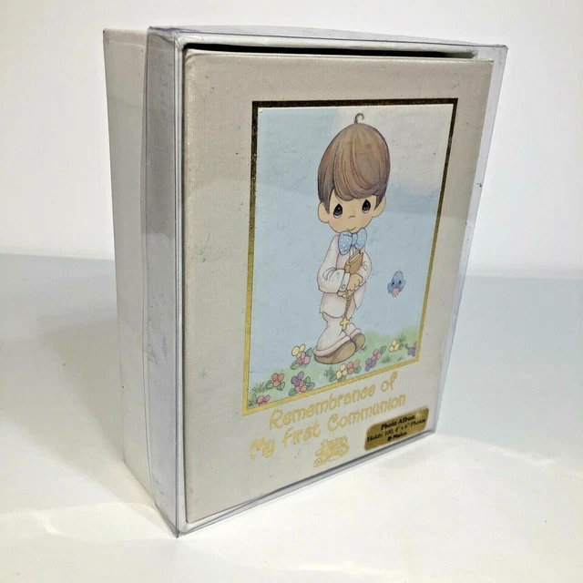 Precious Moments Remembrance of My First Communion Photo Album Book For Boy