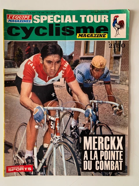 Revue L'Équipe Magazine N°5 | Avril 1969 - Merckx à La Une | Cyclisme Vintage