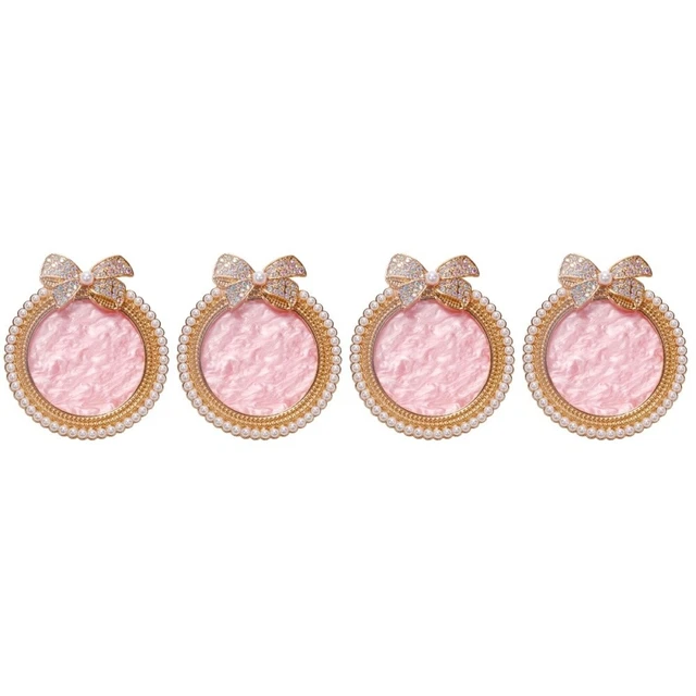 WLLHYF Resina Nail Art Tavolozza Bordo Oro Porta Unghie Colore A Forma Di Cuore Fondotinta Strumenti Di Miscelazione Espositore Gel Nail Art Tavolozza Di Miscelazione Dei Colori Vassoio Di Pittura
