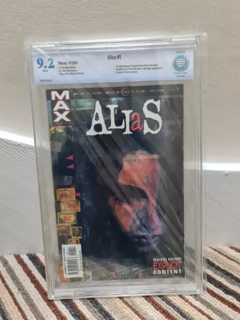 Alias 1 CBCS 9.2 1st appearance of jessica jones Marvel Brian Michael Bendis 03