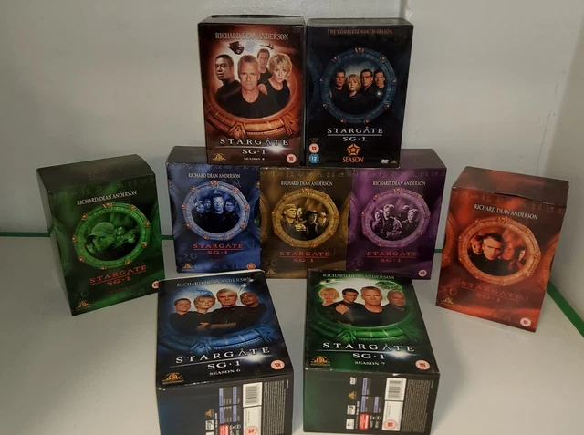 STARGATE SG-1 - The Complete Seasons 1-9 [DVD Box Sets] £51.99 ...