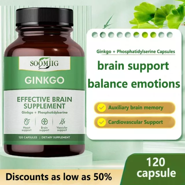 Ginkgo + Phosphatidylserine Capsules-Strengthen The Brain and Balance Mood