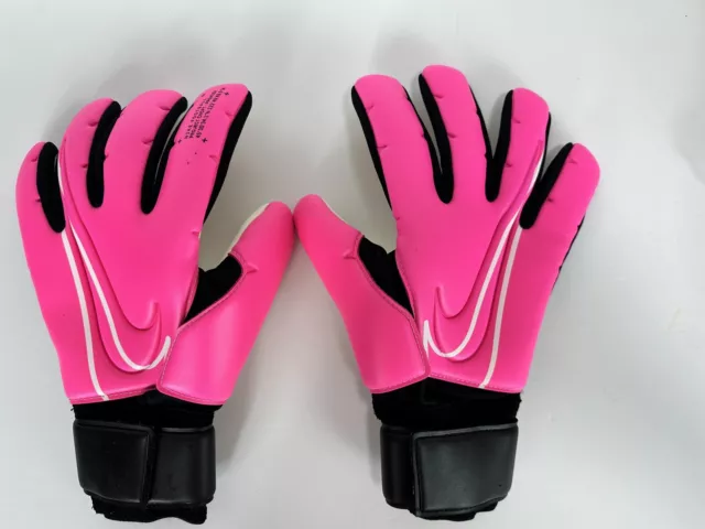 NEW NIKE PREMIER SGT RS Promo Goalkeeper GK Gloves Pink Adult SZ