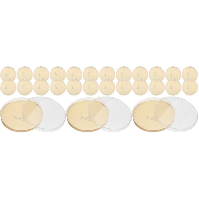 10Pcs Convenient Petri Plates Dish Convenient Agar Plates Students