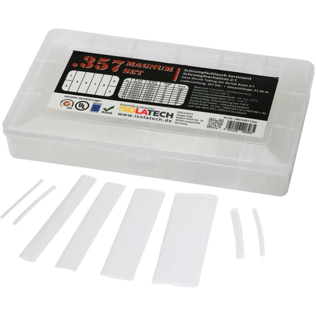 357 pezzi Magnum Set di ISO-Profi®Tubo termoretraibile assortimento in s