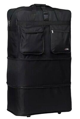 40” Expandable Rolling Duffle Bag Wheeled Spinner Suitcase Minimum 3 Pcs