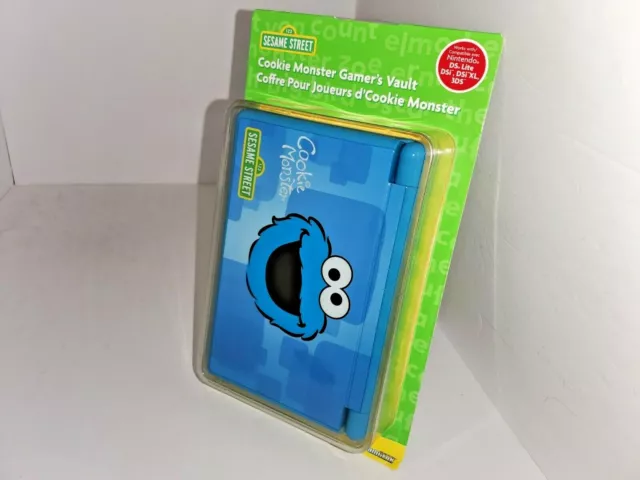 NEW Sesame Street Cookie Monster Hard Case Nintendo for the DS Lite console YY4