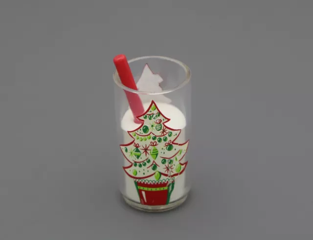 American Girl Maryellen Christmas tree milk cup with straw for 18" doll