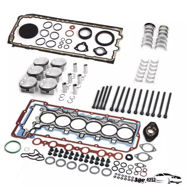 Engine Overhaul Rebuilding Gaskets Kit For BMW 125i 530i E60 E82 E88 3.0L N52B30