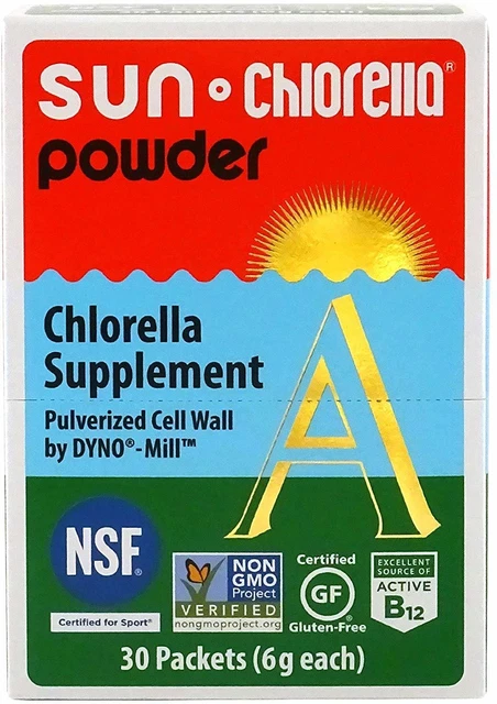 Sun Chlorella Powder de Sun Chlorella, 30 paquetes