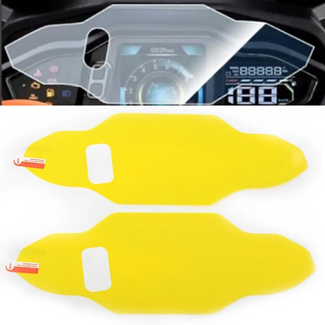 2x Clear Speedometer Screen Film Scratch Protector Sticker For SYM MAXSYM TL500
