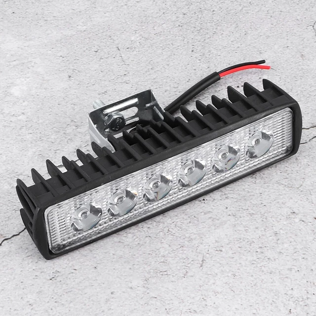 18W 800LM Work Light 6LED Fog Lamp Bar For Motorcycle Off Road Car Truck