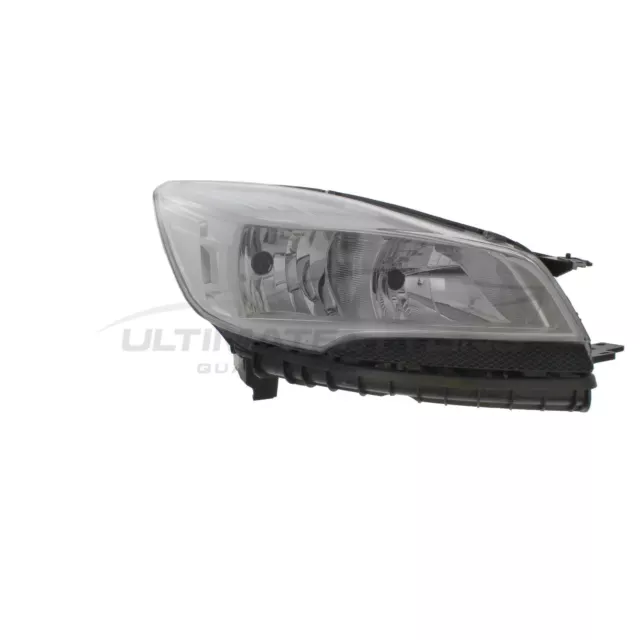 Headlight Ford Kuga 2012-2017 With Chrome Inner Headlamp Drivers Side Right Hand