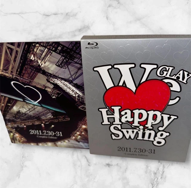GLAY HAPPY SWING 15th Anniv. Live Blu-ray Japan July 2011, Used