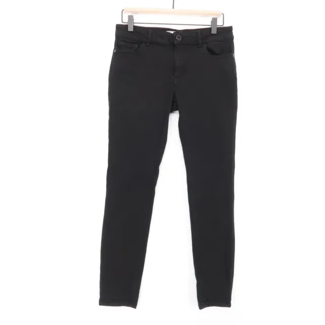 DL1961 Margaux Skinny Ankle Jeans Womens 28 Black Stretch Instasculpt Zip Fly