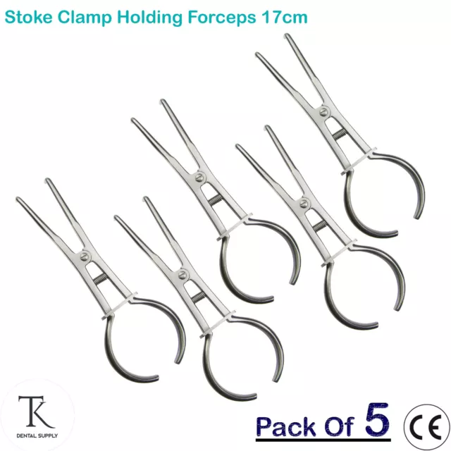 Paquet De 5 - Endodontics Stoke Serrage Forceps Caoutchouc Digue Instruments