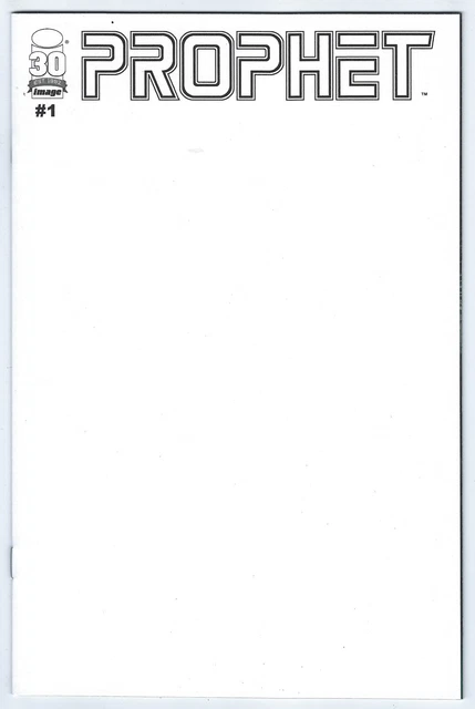 Image Comics PROPHET REMASTERED EDITION #1 blank cover variant
