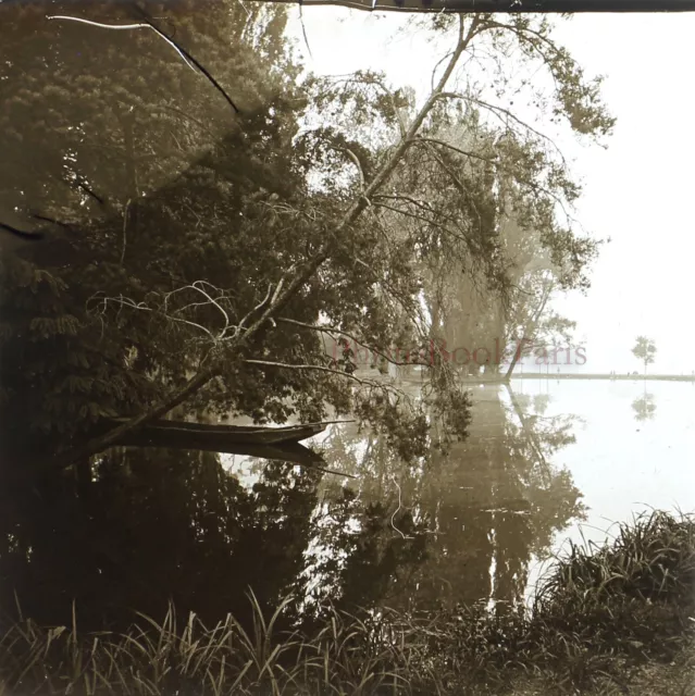 France Romantic Landscape Artistic Photo Stereo Glass Plate VR11t  