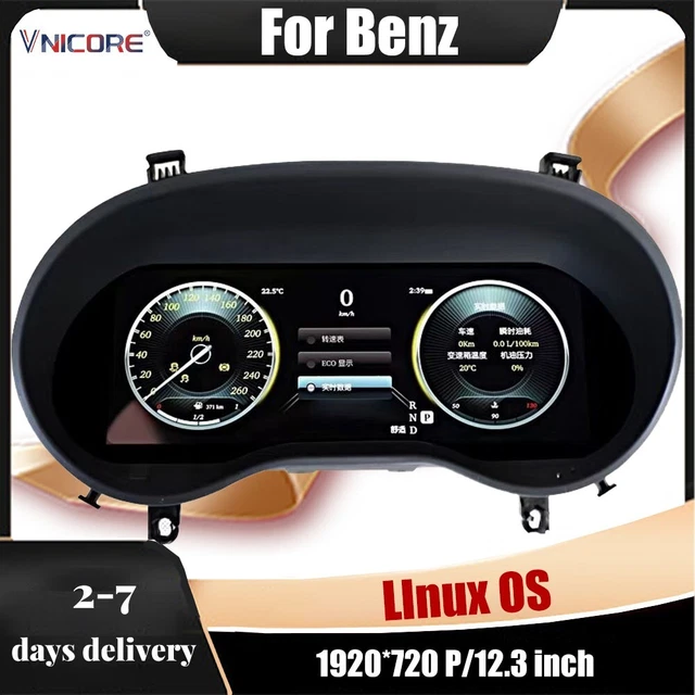 Horloge Numérique Voiture - Affichage LCD Date Et Heure | Mini Montre Pour Tableau De Bord 12V