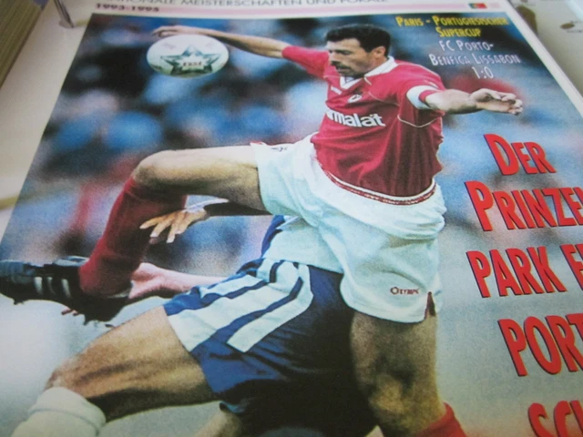 FUSSBALL 14 19931995 PortugalSupercup Fc Porto Benfica Lissabin 10