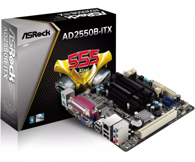 Carte mère As Rock AD2550B-ITX Intel Atom