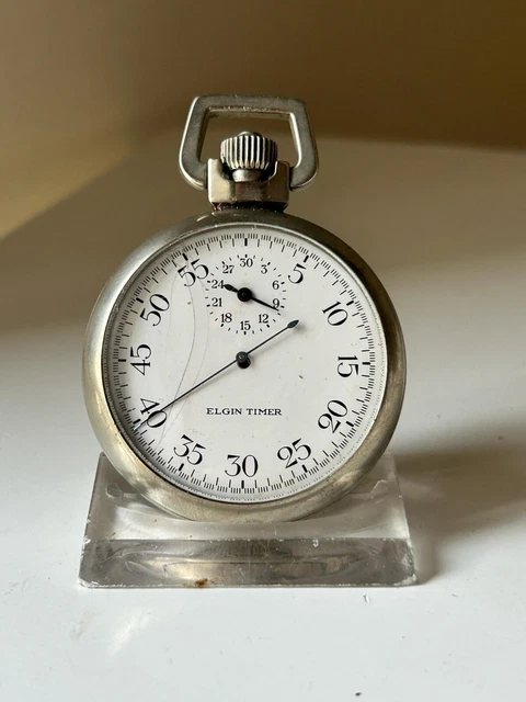 ELGIN TIMER BOMBA Natl Orologio Da Tasca Pocket Watch Montre