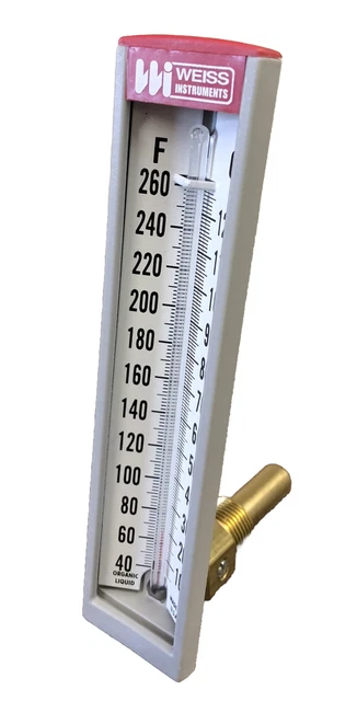 Weiss 6" Hot Water Thermometer HW5A2  Range 40-260 NIB