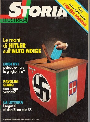 RIVISTA STORIA ILLUSTRATA N.290 HITLER ALTO ADIGE R B 1982 - YDS283 