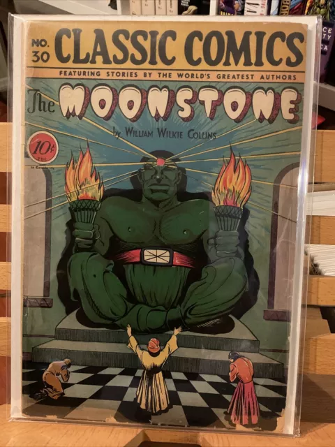 CLASSIC COMICS #30 - THE MOONSTONE 1946  #30 1st EDITION