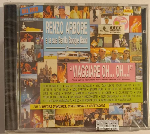 CD "Renzo Arbore e Barilla Boogie Band–Viaggiare Oh.Oh!" Factory Sealed