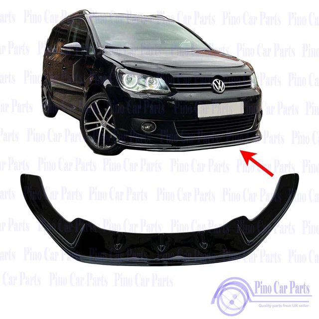 Fits VW CADDY MK4 MAXI [15-19] Lower Front ABS Gloss Black Bumper Lip Splitter